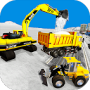 Muat turun Snow Excavator Crane Simulator