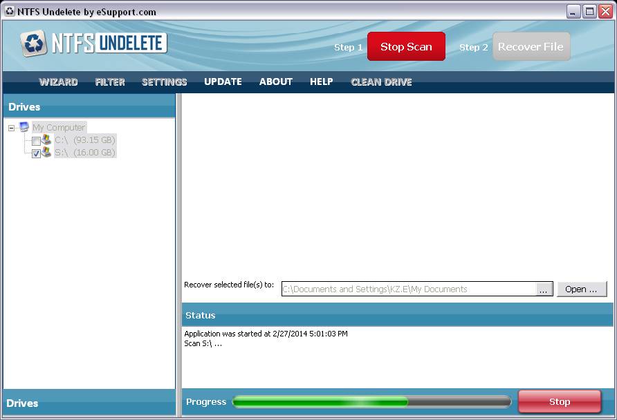 Niżżel NTFS Undelete