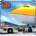 Λήψη Airport Plane Ground Staff 3D