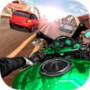 Khuphela Moto Rider In Traffic