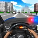 Боргирӣ Police Driving In Car