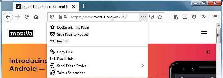 Боргирӣ Mozilla Firefox