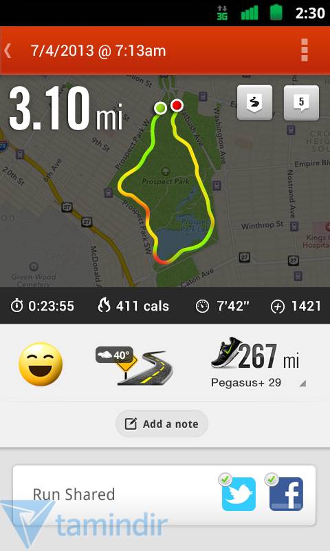 אראפקאפיע Nike+ Running