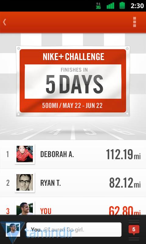 Dakêşin Nike+ Running