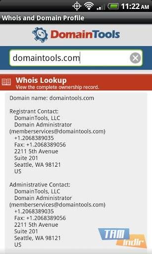 Download DomainTools Whois Lookup