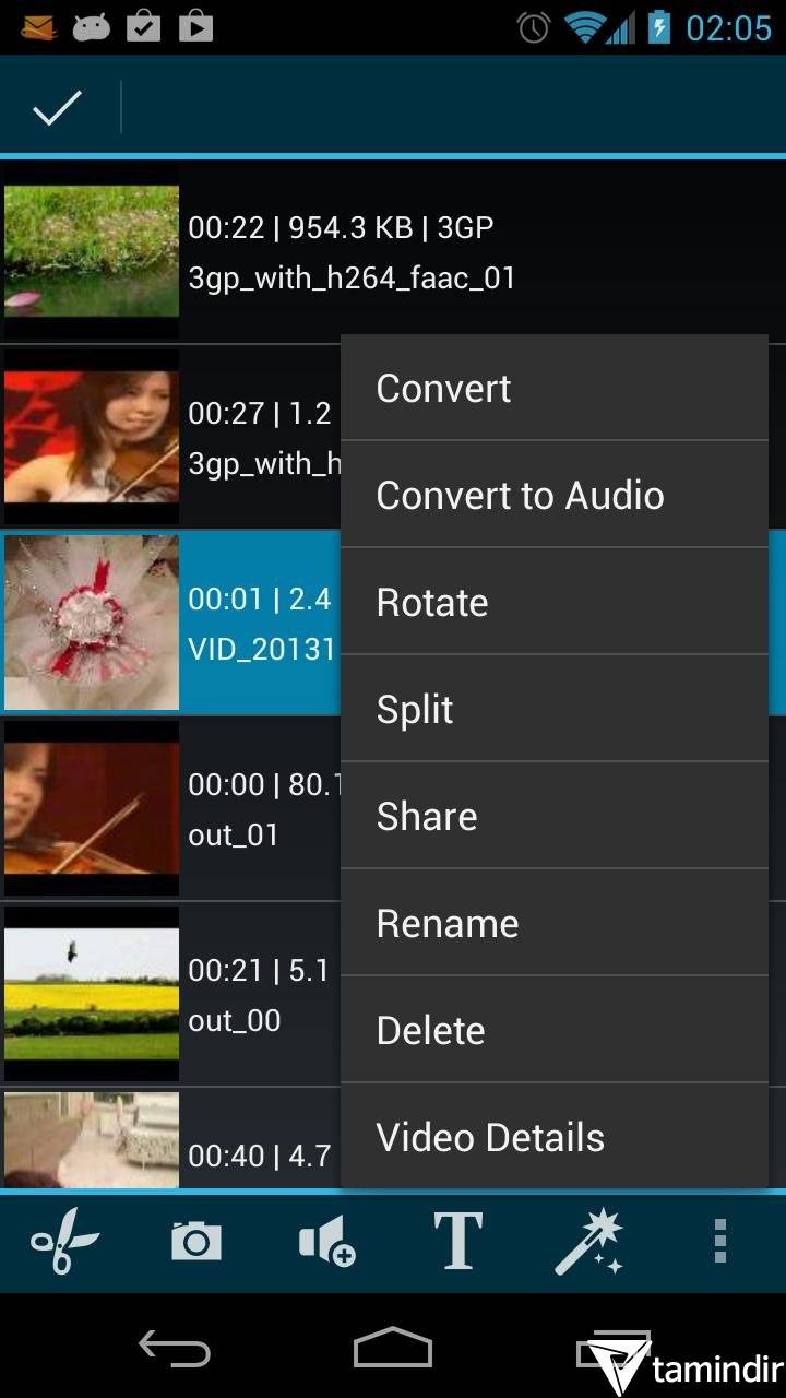 Download AndroVid Video Editor