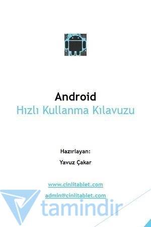 Download Android Hızlı Kullanma Kılavuzu