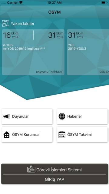 Download ÖSYM Officer Transactions System