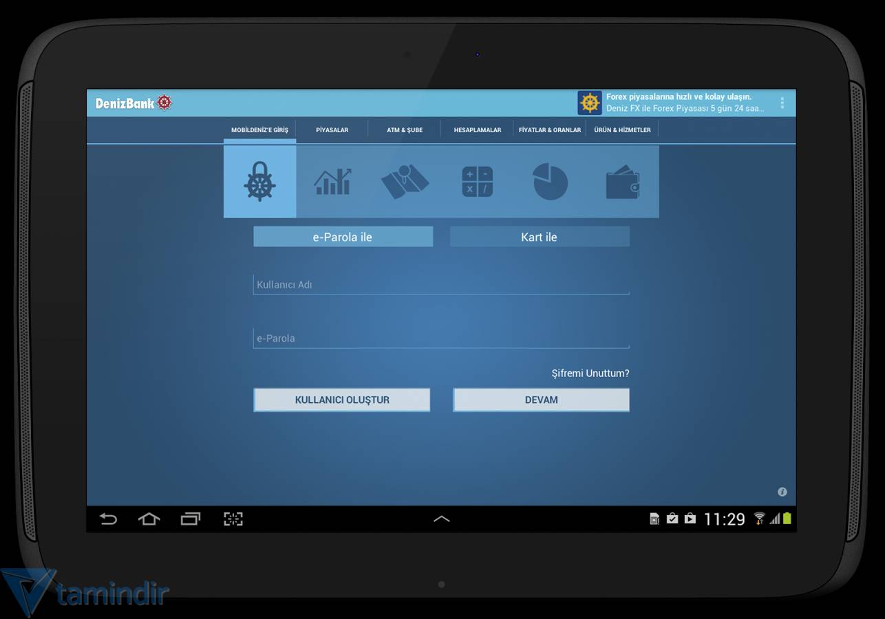 Download MobilDeniz Tablet