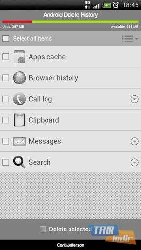 Download Android Delete History