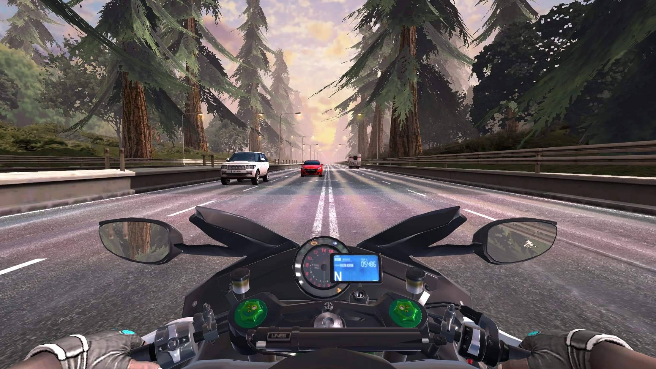 Luchdaich sìos Traffic Bike Driving Simulator