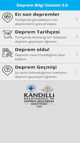 Download Kandilli Observatory Earthquake